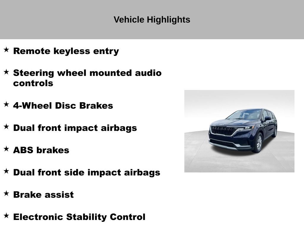 2024 Kia Carnival LX