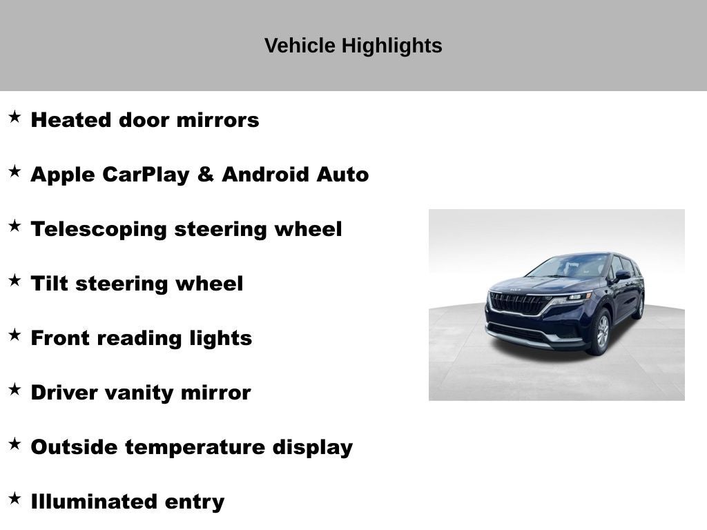 2024 Kia Carnival LX