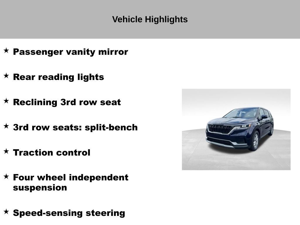 2024 Kia Carnival LX
