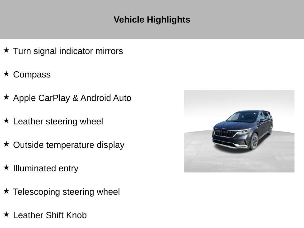 2024 Kia Carnival EX