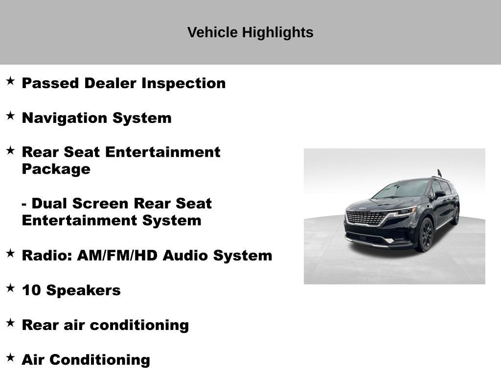 2024 Kia Carnival SX