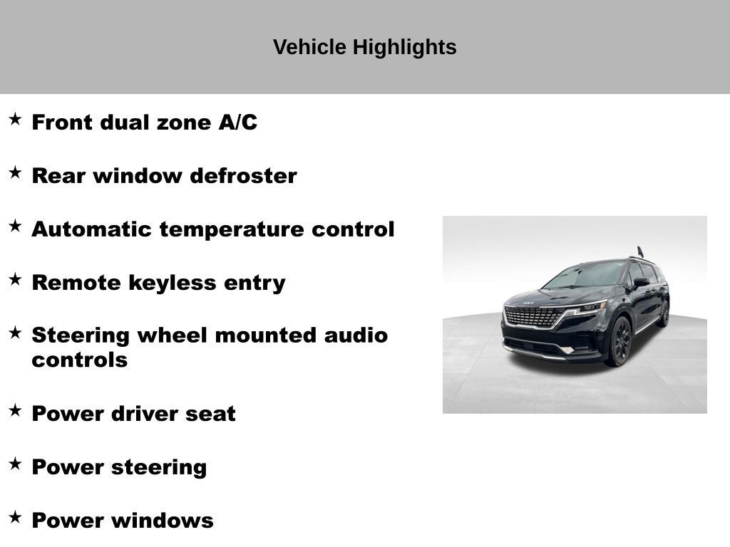 2024 Kia Carnival SX