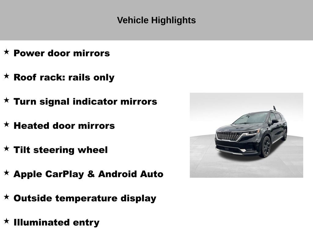 2024 Kia Carnival SX