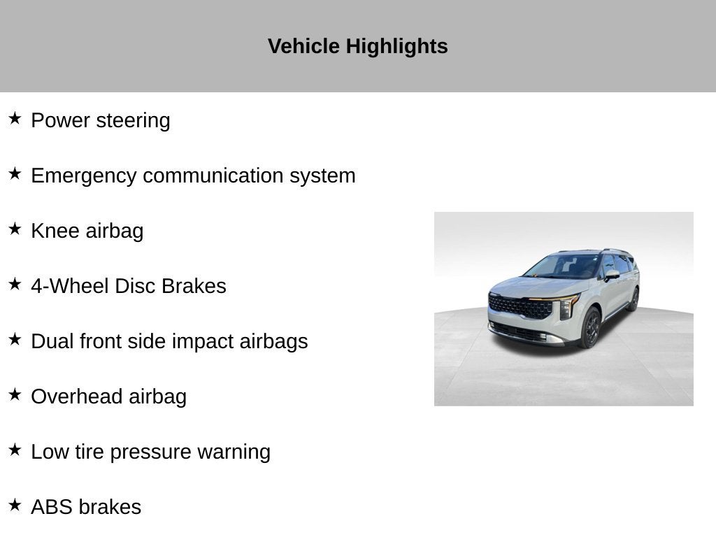 2025 Kia Carnival Hybrid SX
