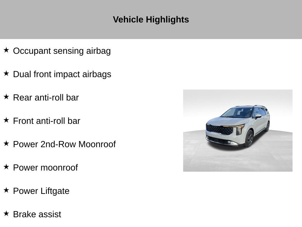 2025 Kia Carnival Hybrid SX
