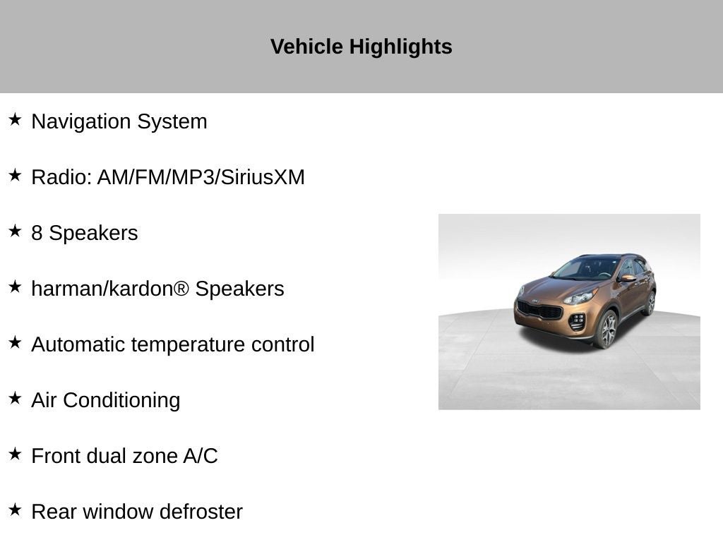 2019 Kia Sportage SX