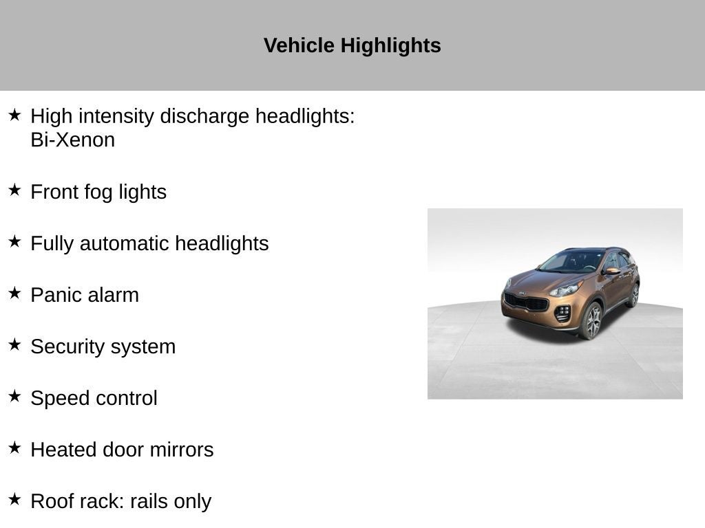2019 Kia Sportage SX