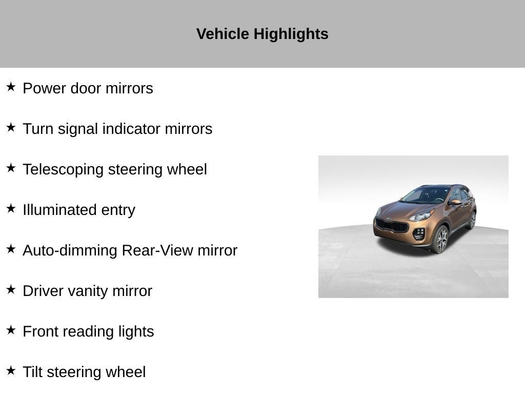 2019 Kia Sportage SX