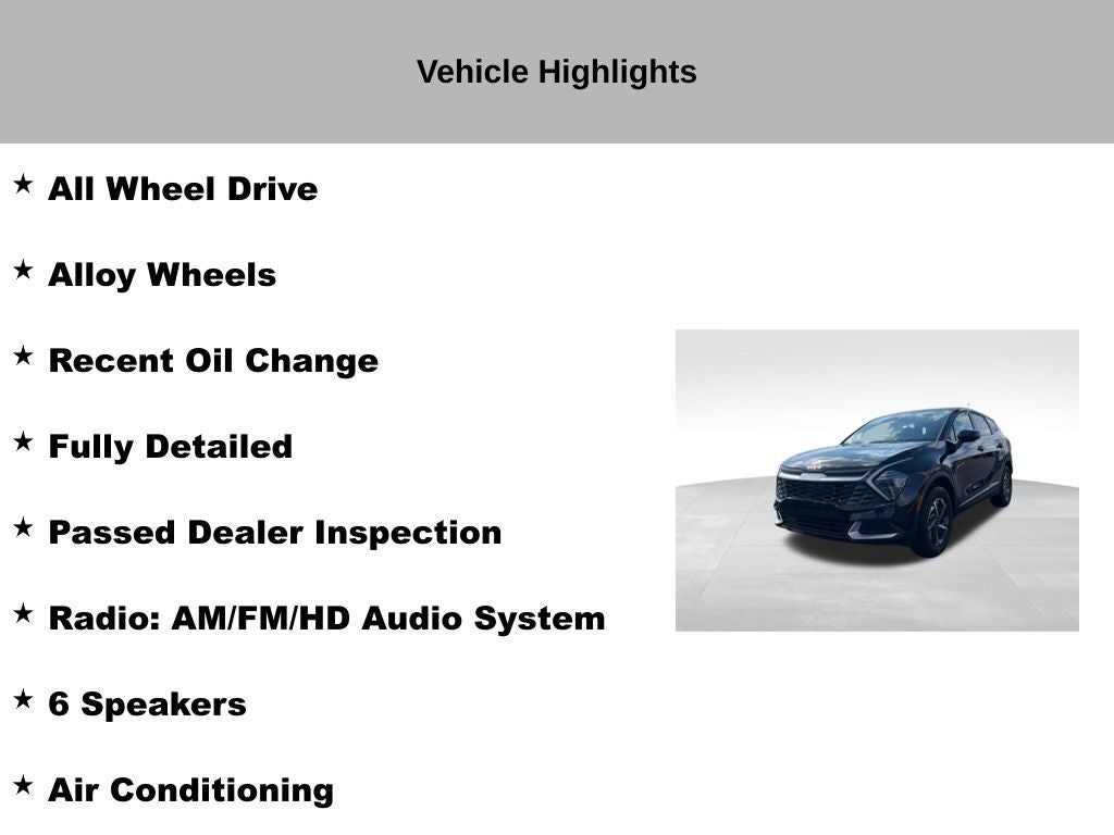 2025 Kia Sportage Hybrid LX