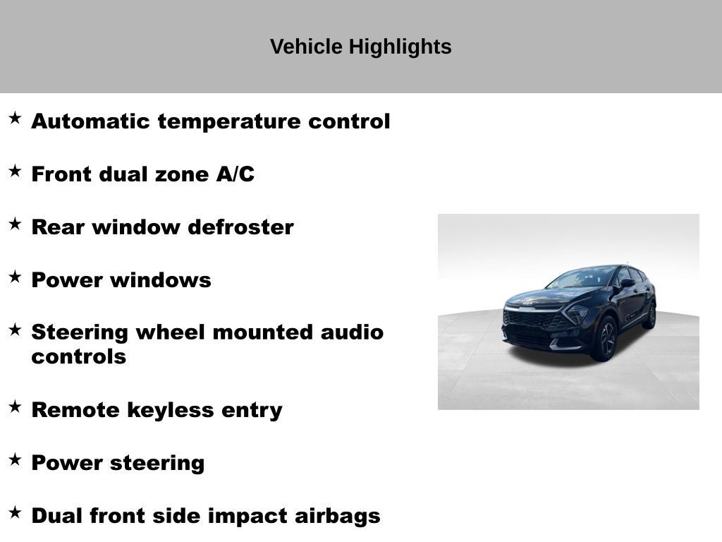 2025 Kia Sportage Hybrid LX