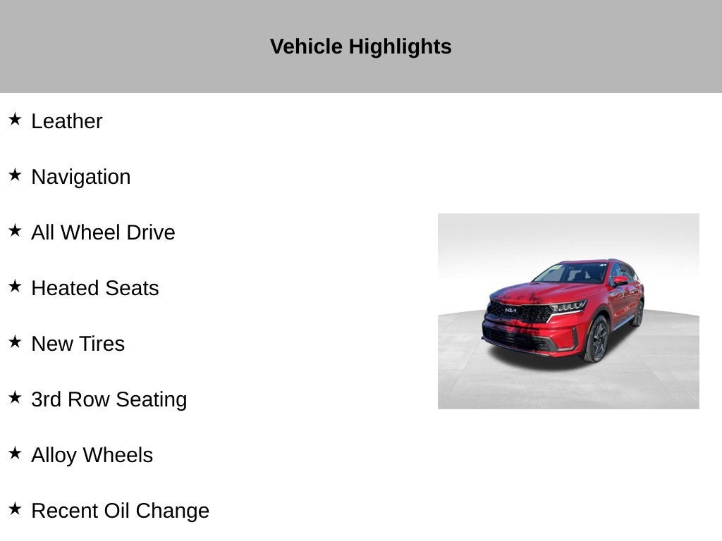 2022 Kia Sorento Hybrid S