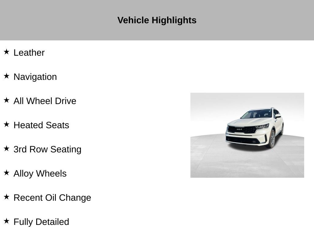 2023 Kia Sorento Hybrid EX