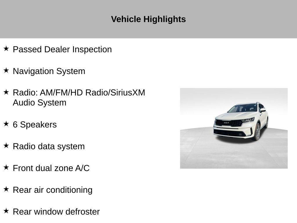2023 Kia Sorento Hybrid EX