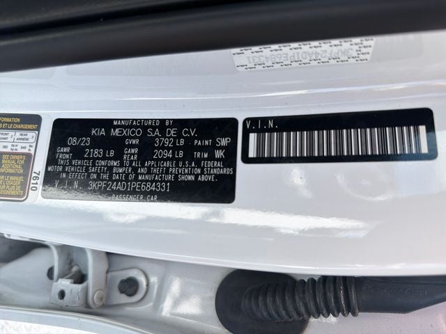 2023 Kia Forte LXS