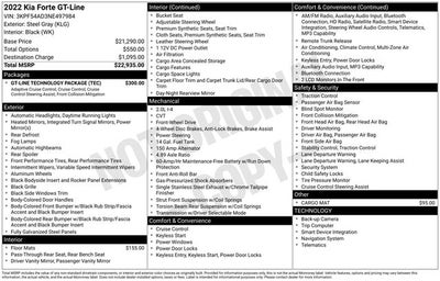 2022 Kia Forte GT-Line