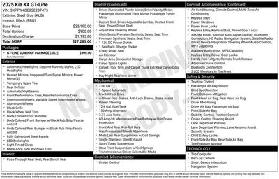 2025 Kia K4 GT-Line