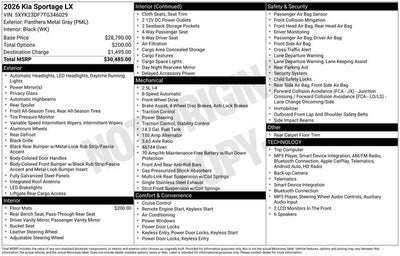 2026 Kia Sportage LX