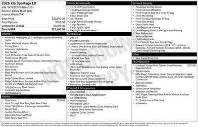 2026 Kia Sportage LX