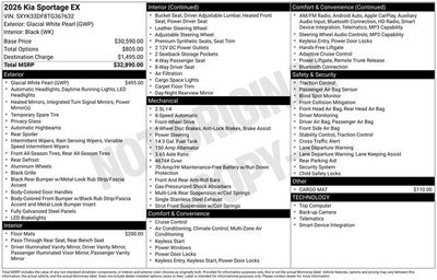 2026 Kia Sportage EX