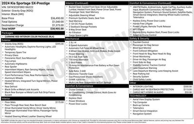 2024 Kia Sportage SX-Prestige