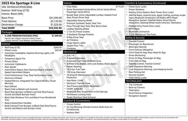 2023 Kia Sportage X-Line