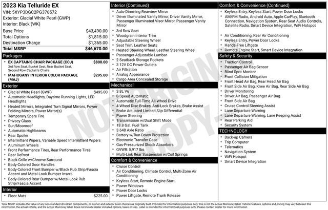 2023 Kia Telluride EX