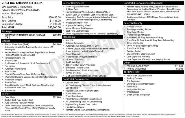 2024 Kia Telluride SX X-Pro