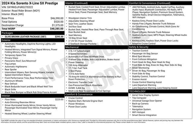2024 Kia Sorento X-Line SX Prestige
