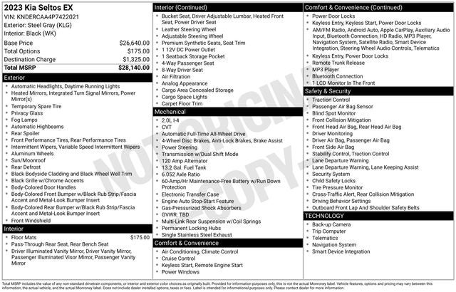 2023 Kia Seltos EX