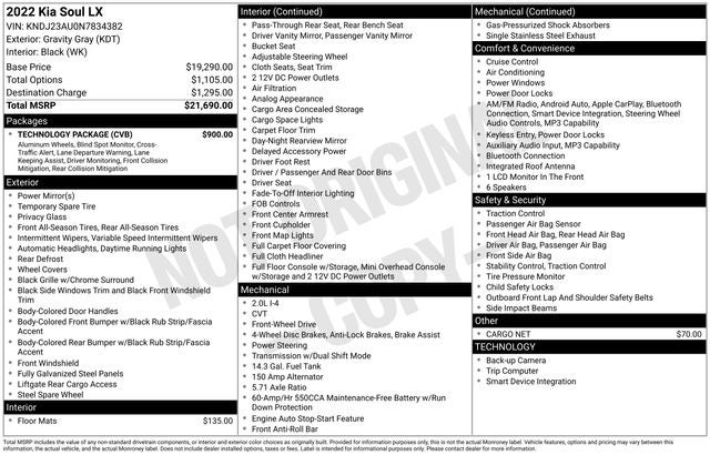2022 Kia Soul LX