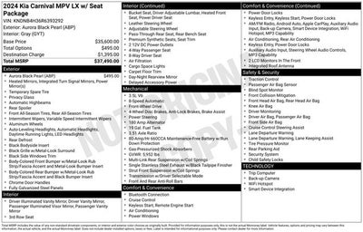 2024 Kia Carnival LX
