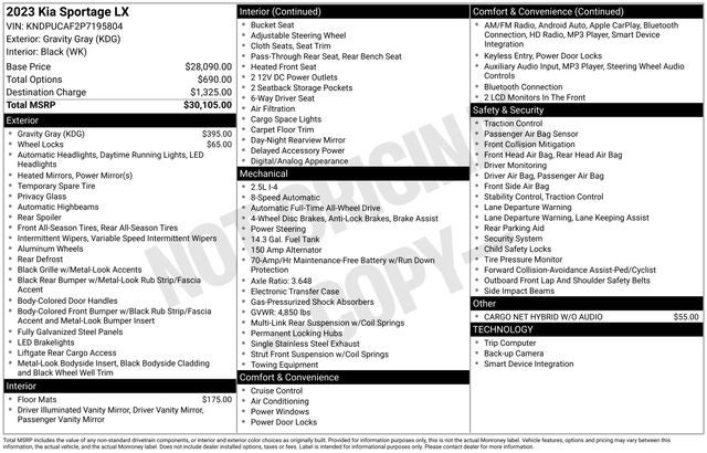 2023 Kia Sportage LX