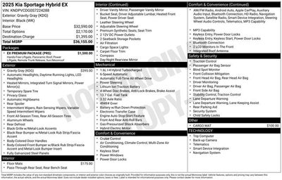 2025 Kia Sportage Hybrid EX