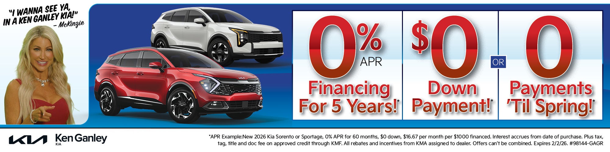 0% Financing for 5 years!