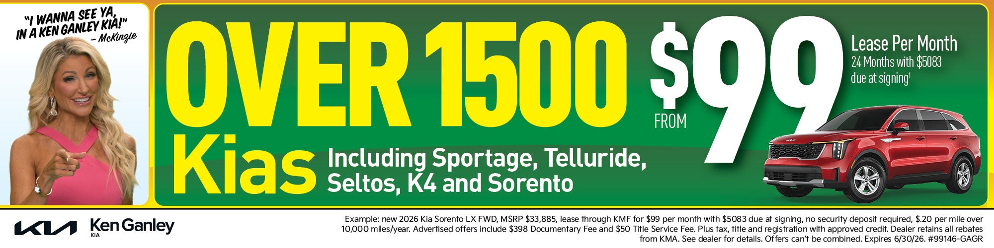 Lease from $99 per month!