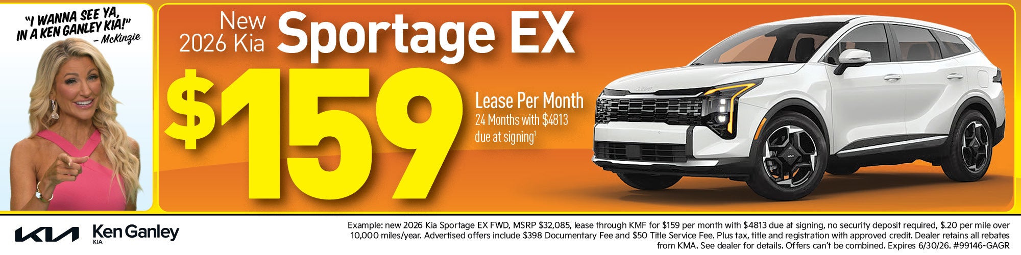 New 2026 Kia Sportage EX