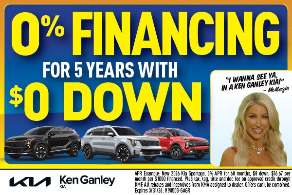 0% Financing for 5 Years